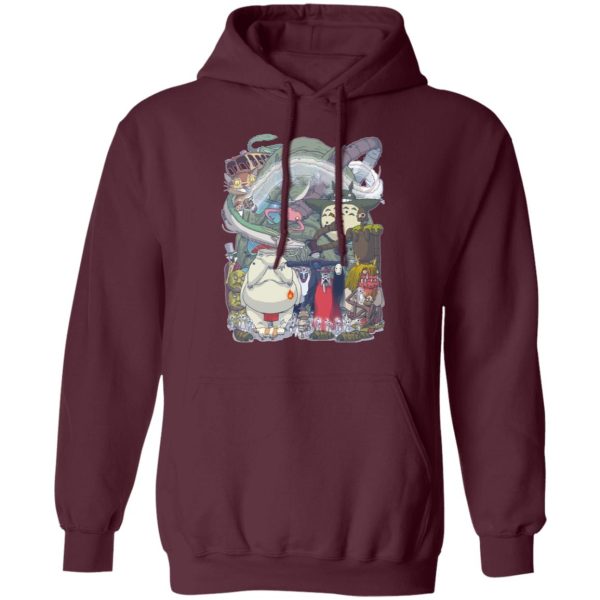 My Neighbor Totoro Movie - Ghibli Highlights Movies Characters Collection Hoodie-Apparel, Hoodie, Howl's Moving Castle, Kiki's Delivery Service, My Neighbor Totoro, My Neighbor Totoro Movie, princess mononoke, Spirited Away