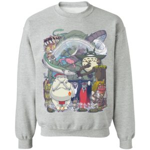 Cat Bus Totoro - Ghibli Highlights Movies Characters Collection Sweatshirt-Apparel, Cat Bus Totoro, Howl's Moving Castle, Kiki's Delivery Service, My Neighbor Totoro, princess mononoke, Spirited Away, Sweatshirt