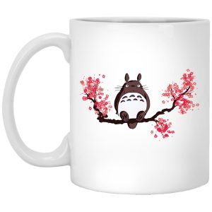 Kawagoe Totoro Forest - Totoro and Sakura Mug-House Decor, Kawagoe Totoro Forest, Mug, My Neighbor Totoro