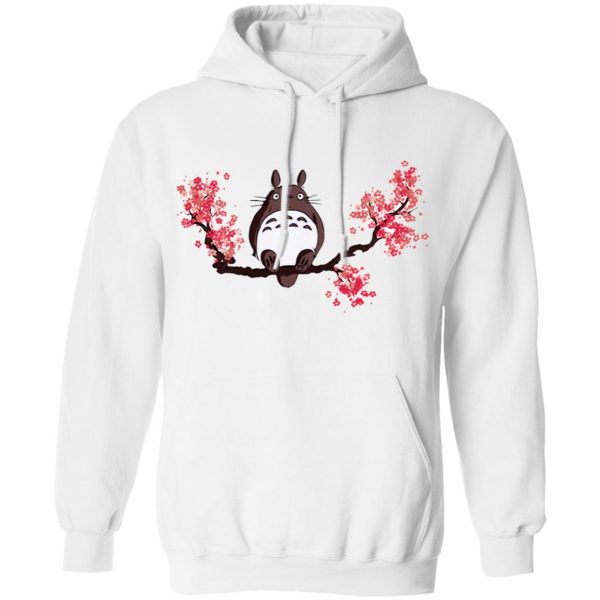 My Neighbor Totoro - Totoro and Sakura Hoodie-Apparel, Hoodie, My Neighbor Totoro