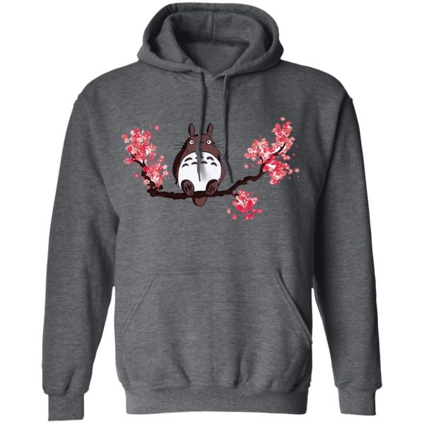 My Neighbor Totoro - Totoro and Sakura Hoodie-Apparel, Hoodie, My Neighbor Totoro