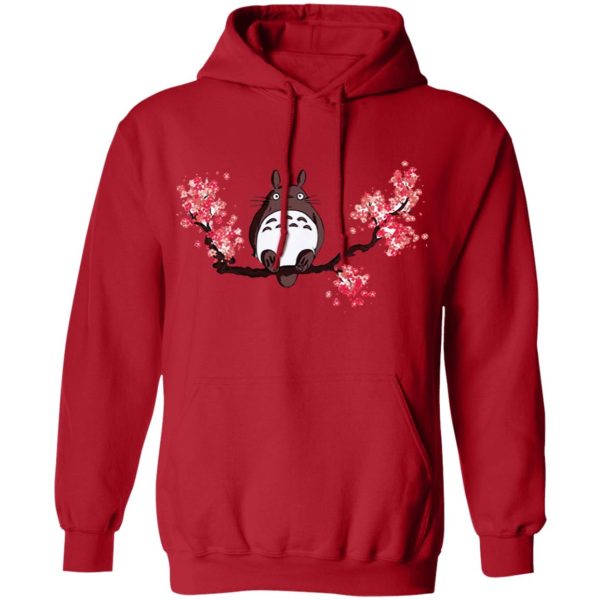 My Neighbor Totoro - Totoro and Sakura Hoodie-Apparel, Hoodie, My Neighbor Totoro