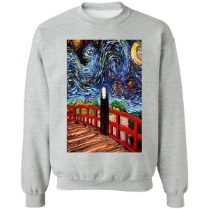 Spirited Away Ghost - Spirited Away No Face Kaonashi in The Starry Night Sweatshirt-Apparel, kaonashi, no face, Spirited Away, Spirited Away Ghost, Sweatshirt