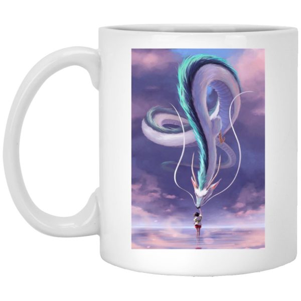 How Long Is Spirited Away - Spirited Away – Chihiro Touching Haku Dragon Mug-Christmas, House Decor, How Long Is Spirited Away, Mug, Spirited Away