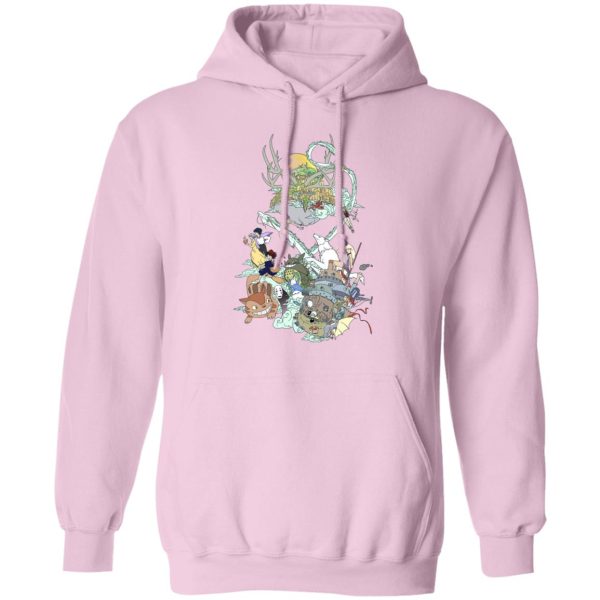 Totoro Soot Gremlins - Ghibli Characters Color Collection Hoodie-Apparel, Hoodie, Howl's Moving Castle, Kiki's Delivery Service, My Neighbor Totoro, princess mononoke, Spirited Away, Totoro Soot Gremlins