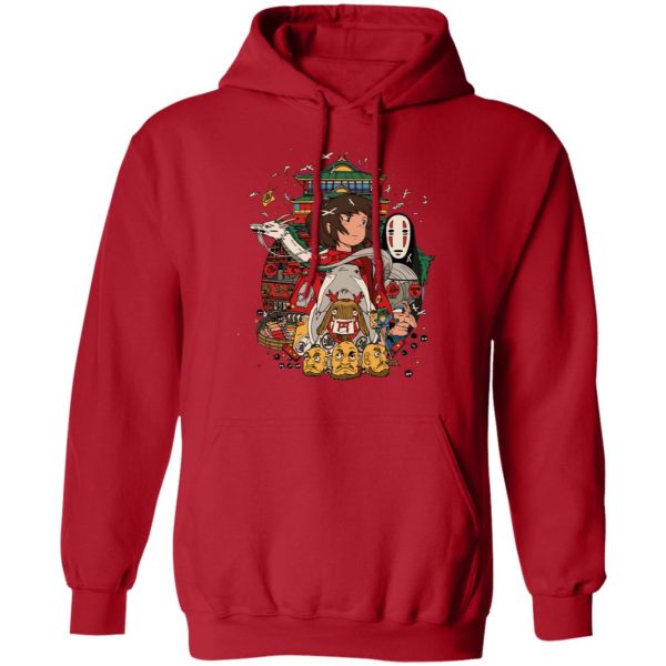 Spirited Away Live' - Spirited Away – Sen and Friends Hoodie-Apparel, Hoodie, Spirited Away, Spirited Away Live