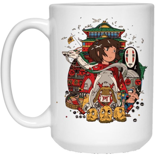 Spirited Away Radish Spirit - Spirited Away – Sen and Friends Mug-House Decor, Mug, Spirited Away, Spirited Away Radish Spirit