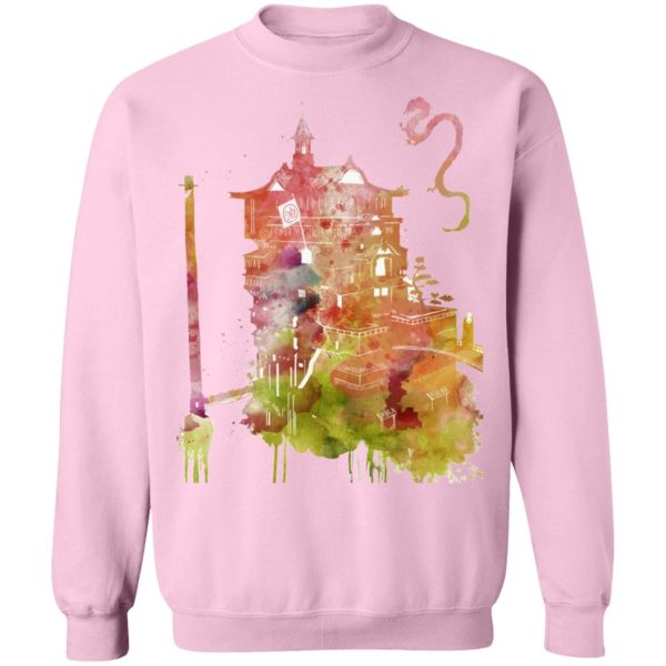 Spirited Away Free - Spirited Away – The Bathhouse Color Cutout Sweatshirt-Apparel, Spirited Away, Spirited Away Free, Sweatshirt