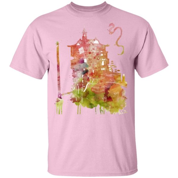 Bathhouse Spirited Away - Spirited Away – The Bathhouse Color Cutout T Shirt-Apparel, Bathhouse Spirited Away, Spirited Away, Tshirt