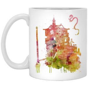 Spirited Away Food - Spirited Away – The Bathhouse Color Cutout Mug-House Decor, Mug, Spirited Away, Spirited Away Food