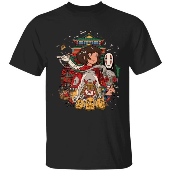 Spirited Away Witch - Spirited Away – Sen and Friends T Shirt-Apparel, Spirited Away, Spirited Away Witch, Tshirt