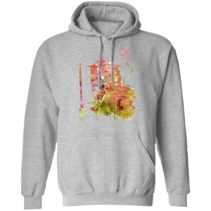 Spirited Away Director - Spirited Away – The Bathhouse Color Cutout Hoodie-Apparel, Hoodie, Spirited Away, Spirited Away Director