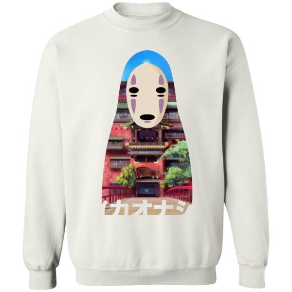 No Face From Spirited Away - Spirited Away Kaonashi Cutout Colorful Sweatshirt-Apparel, kaonashi, no face, No Face From Spirited Away, Spirited Away, Spirited Away Arms Guy, Spirited Away Sen To Chihiro No Kamikakushi, Sweatshirt