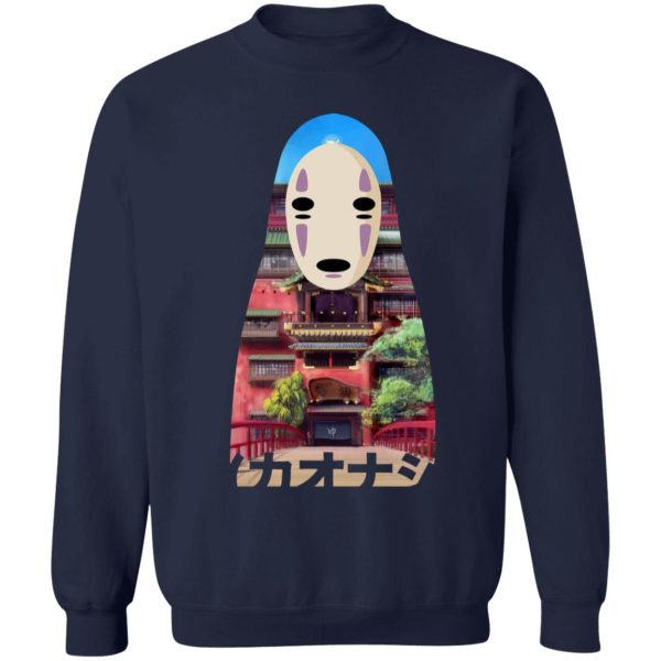 No Face From Spirited Away - Spirited Away Kaonashi Cutout Colorful Sweatshirt-Apparel, kaonashi, no face, No Face From Spirited Away, Spirited Away, Spirited Away Arms Guy, Spirited Away Sen To Chihiro No Kamikakushi, Sweatshirt