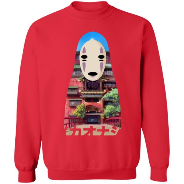 No Face From Spirited Away - Spirited Away Kaonashi Cutout Colorful Sweatshirt-Apparel, kaonashi, no face, No Face From Spirited Away, Spirited Away, Spirited Away Arms Guy, Spirited Away Sen To Chihiro No Kamikakushi, Sweatshirt