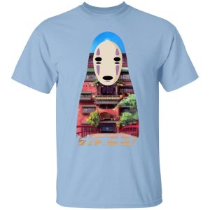 Have Mercy For The Spirited Away Shamans - Spirited Away Kaonashi Cutout Colorful T Shirt-Apparel, Have Mercy For The Spirited Away Shamans, Kamaji Spirited Away, kaonashi, no face, Spirited Away, Spirited Away Trailer, Tshirt