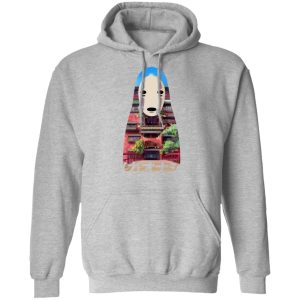 Dragon In Spirited Away - Spirited Away Kaonashi Cutout Colorful Hoodie-Apparel, Dragon In Spirited Away, Hoodie, kaonashi, no face, Spirited Away