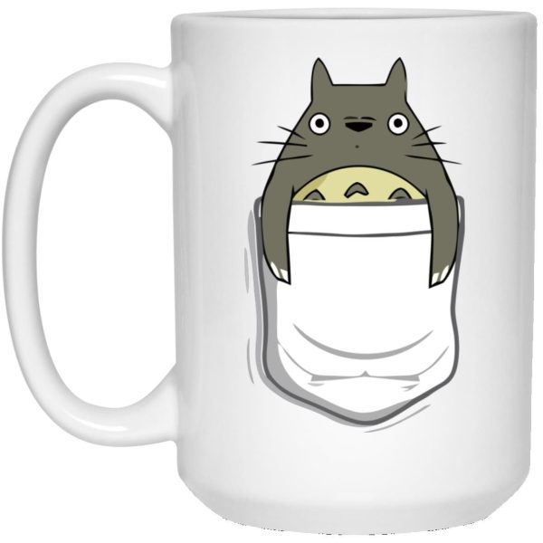 Studio Ghibli Totoro - Totoro in Pocket Mug-House Decor, Mug, My Neighbor Totoro, Studio Ghibli Totoro