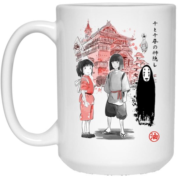 Spirited Away Haku Dragon - Spirited Away – Sen and Friends by the Bathhouse Mug-House Decor, Mug, Spirited Away, Spirited Away Haku Dragon