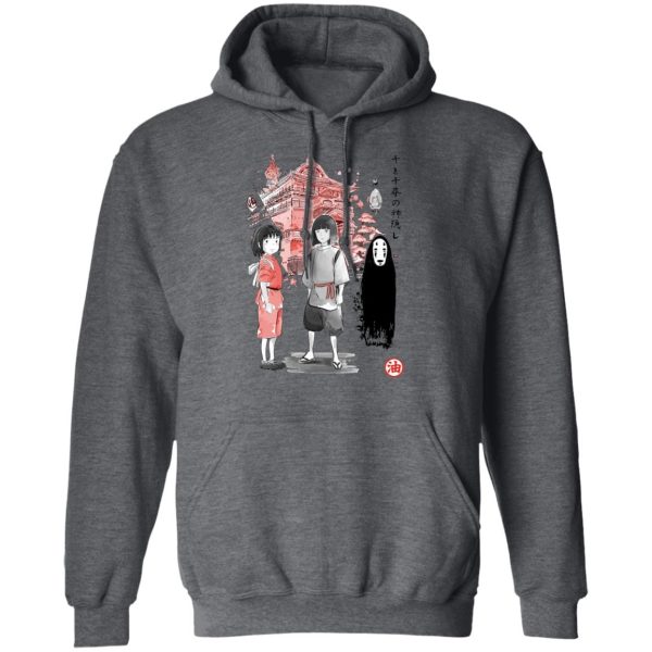 No Face From Spirited Away - Spirited Away – Sen and Friends by the Bathhouse Hoodie-Apparel, Hoodie, No Face From Spirited Away, Spirited Away