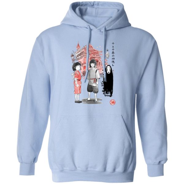 No Face From Spirited Away - Spirited Away – Sen and Friends by the Bathhouse Hoodie-Apparel, Hoodie, No Face From Spirited Away, Spirited Away