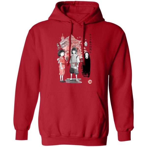 No Face From Spirited Away - Spirited Away – Sen and Friends by the Bathhouse Hoodie-Apparel, Hoodie, No Face From Spirited Away, Spirited Away