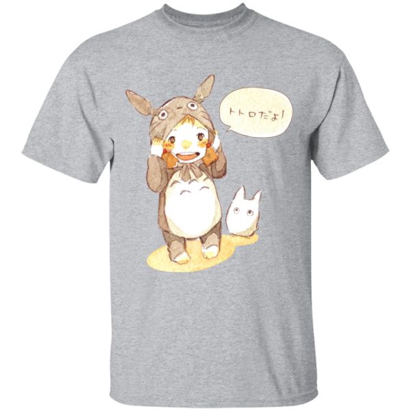 Totoro Onesie - Baby Cosplay Totoro Korean Art T Shirt-Apparel, My Neighbor Totoro, Totoro Onesie, Tshirt