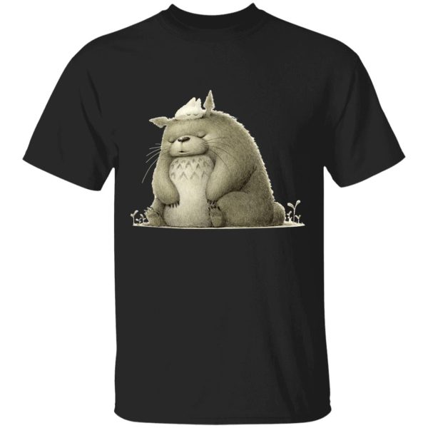 Studio Ghibli My Neighbor Totoro - The Fluffy Totoro T Shirt-Apparel, My Neighbor Totoro, Studio Ghibli My Neighbor Totoro, Tshirt