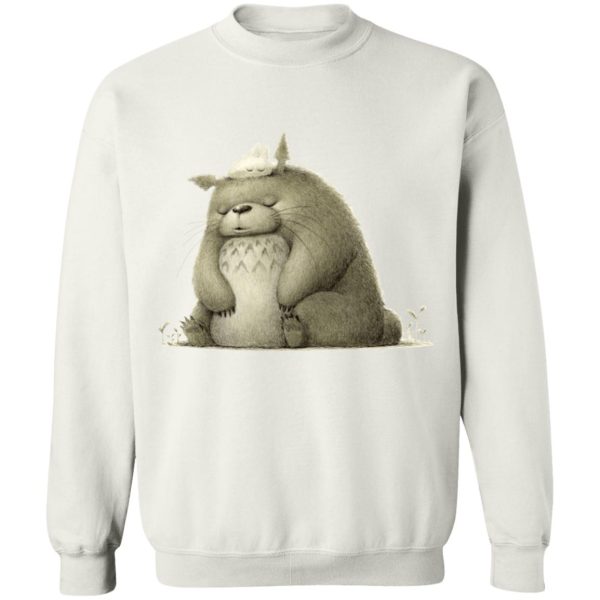 Studio Ghibli My Neighbor Totoro - The Fluffy Totoro Sweatshirt-Apparel, My Neighbor Totoro, Studio Ghibli My Neighbor Totoro, Sweatshirt