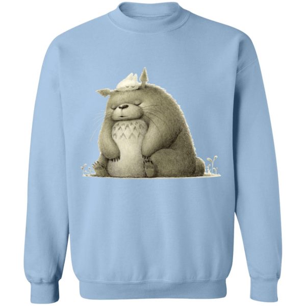 Studio Ghibli My Neighbor Totoro - The Fluffy Totoro Sweatshirt-Apparel, My Neighbor Totoro, Studio Ghibli My Neighbor Totoro, Sweatshirt