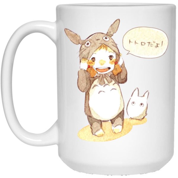 Characters From My Neighbor Totoro - Baby Cosplay Totoro Korean Art Mug-Characters From My Neighbor Totoro, House Decor, Mug, My Neighbor Totoro