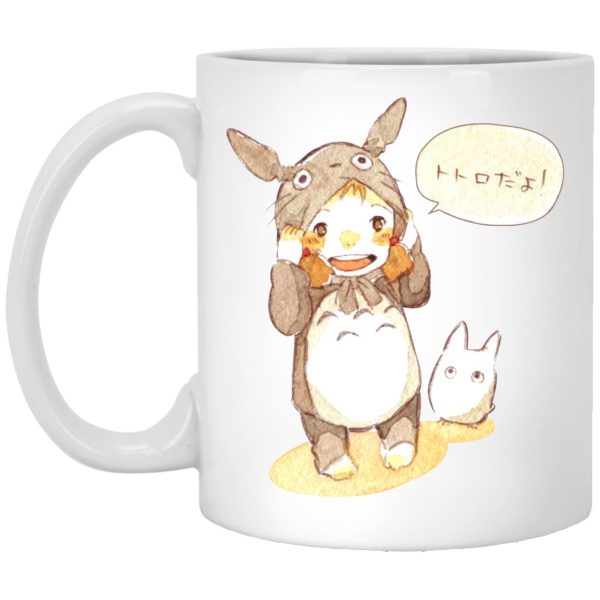 Characters From My Neighbor Totoro - Baby Cosplay Totoro Korean Art Mug-Characters From My Neighbor Totoro, House Decor, Mug, My Neighbor Totoro