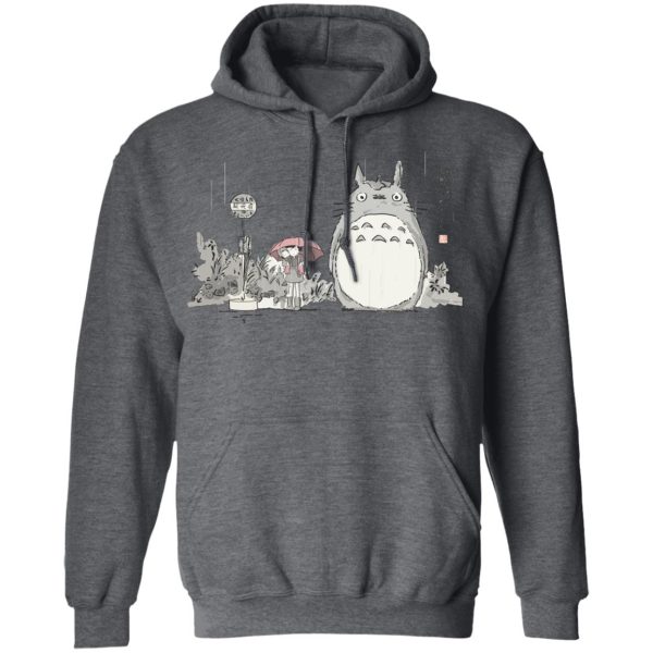 Sushi Totoro - Totoro At The Bus Stop Hoodie-Apparel, Hoodie, My Neighbor Totoro, Sushi Totoro