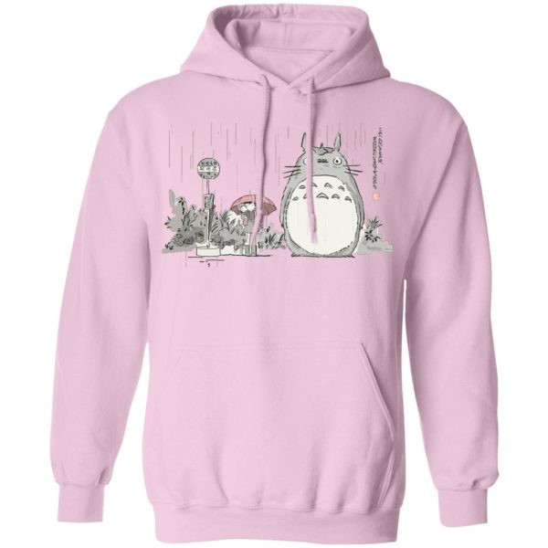 Sushi Totoro - Totoro At The Bus Stop Hoodie-Apparel, Hoodie, My Neighbor Totoro, Sushi Totoro