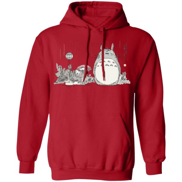 Sushi Totoro - Totoro At The Bus Stop Hoodie-Apparel, Hoodie, My Neighbor Totoro, Sushi Totoro