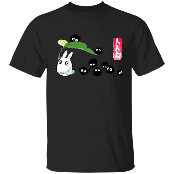 What Is Totoro In Japanese - Mini Totoro and the Soot Balls T Shirt-Apparel, My Neighbor Totoro, Tshirt, What Is Totoro In Japanese