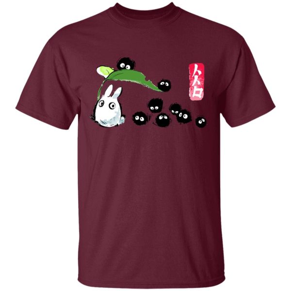 What Is Totoro In Japanese - Mini Totoro and the Soot Balls T Shirt-Apparel, My Neighbor Totoro, Tshirt, What Is Totoro In Japanese