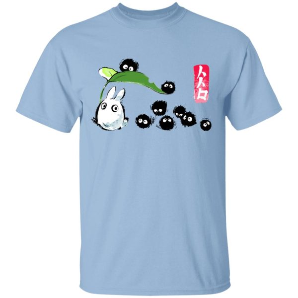 What Is Totoro In Japanese - Mini Totoro and the Soot Balls T Shirt-Apparel, My Neighbor Totoro, Tshirt, What Is Totoro In Japanese