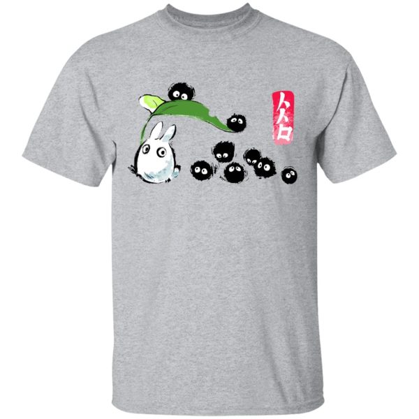 What Is Totoro In Japanese - Mini Totoro and the Soot Balls T Shirt-Apparel, My Neighbor Totoro, Tshirt, What Is Totoro In Japanese