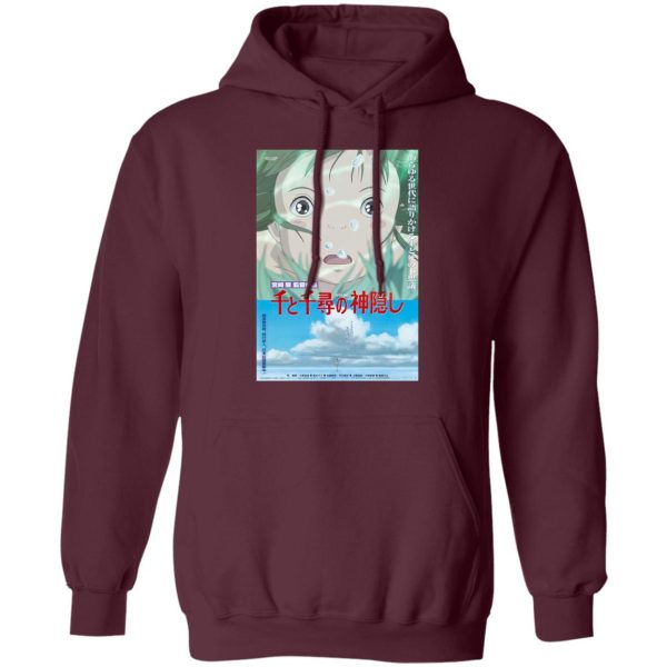 Dragon In Spirited Away - Spirited Away Poster Hoodie-Apparel, Dragon In Spirited Away, Hoodie, Spirited Away, Spirited Away Bathhouse, Spirited Away Soot Sprites