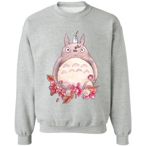 My Neighbor Totoro Characters - Totoro – Flower Fishing Sweatshirt-Apparel, My Neighbor Totoro, My Neighbor Totoro Characters, Sweatshirt