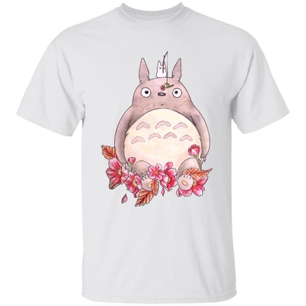 Totoro And Mei - Totoro – Flower Fishing T Shirt-Apparel, My Neighbor Totoro, Totoro And Mei, Tshirt