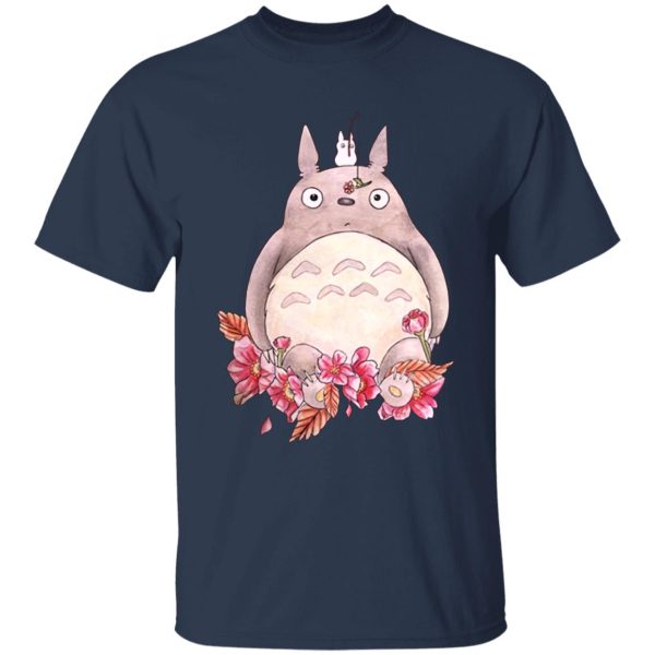 Totoro And Mei - Totoro – Flower Fishing T Shirt-Apparel, My Neighbor Totoro, Totoro And Mei, Tshirt