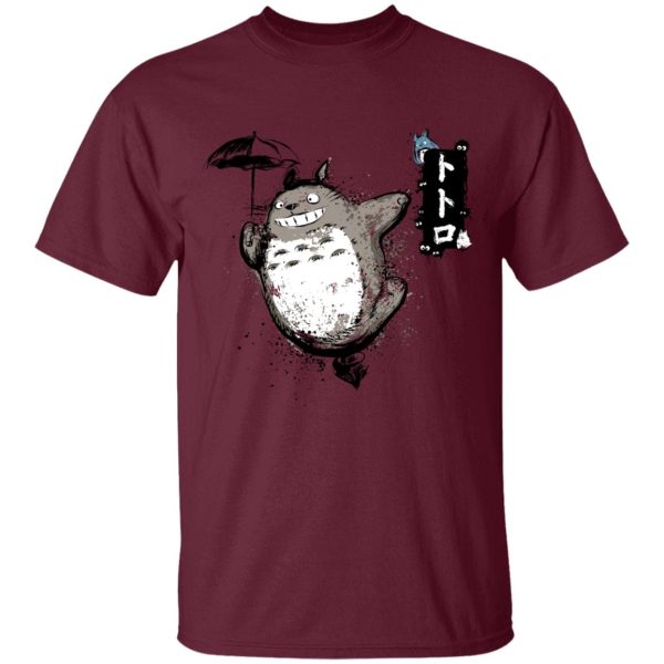 Totoro Meaning - Spinning Totoro T Shirt-Apparel, My Neighbor Totoro, Totoro Meaning, Tshirt