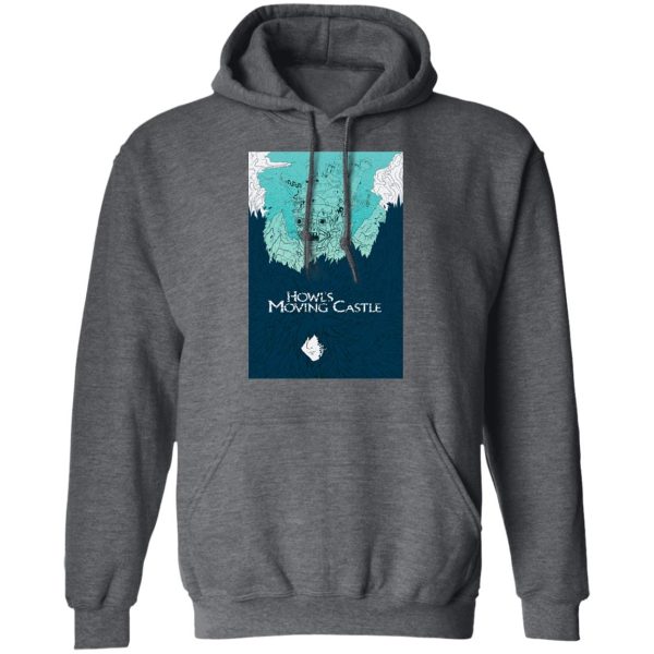 Special Edition Howl's Moving Castle - Howl’s Moving Castle Blue Tone Art Hoodie-Apparel, Hoodie, Howl's Moving Castle, Special Edition Howl's Moving Castle