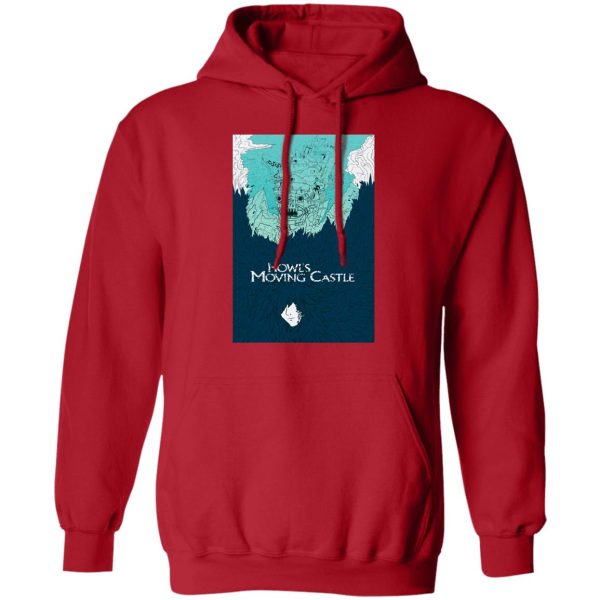 Special Edition Howl's Moving Castle - Howl’s Moving Castle Blue Tone Art Hoodie-Apparel, Hoodie, Howl's Moving Castle, Special Edition Howl's Moving Castle