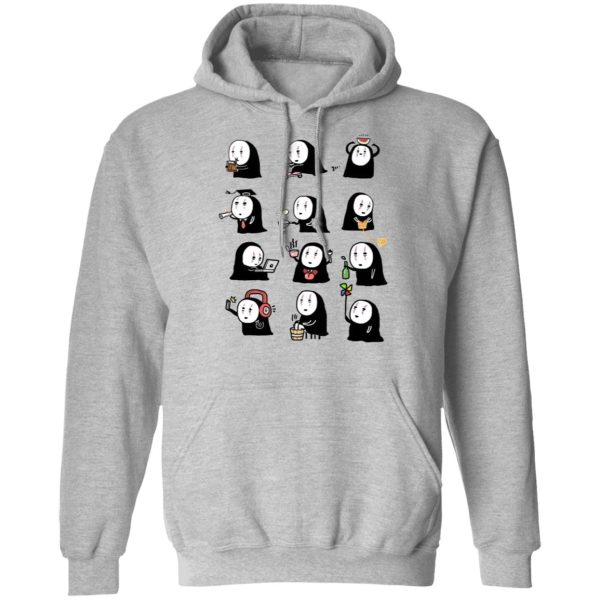 Spirited Away Review - Cute No Face Kaonashi Collection Hoodie-Hoodie, kaonashi, no face, Spirited Away, Spirited Away Review