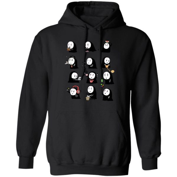 Spirited Away Review - Cute No Face Kaonashi Collection Hoodie-Hoodie, kaonashi, no face, Spirited Away, Spirited Away Review