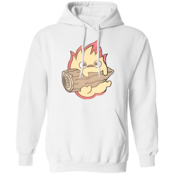 Howl's Moving Castle Sheet Music - Howl’s Moving Castle – Calcifer Chibi Hoodie-Apparel, Hoodie, Howl's Moving Castle, Howl's Moving Castle Sheet Music