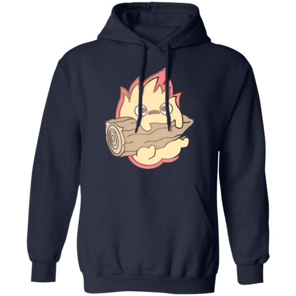 Howl's Moving Castle Sheet Music - Howl’s Moving Castle – Calcifer Chibi Hoodie-Apparel, Hoodie, Howl's Moving Castle, Howl's Moving Castle Sheet Music